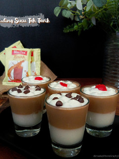 Foto resep Puding susu Teh Tarik