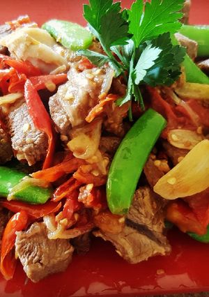 Foto resep Daging Sapi rawit merah