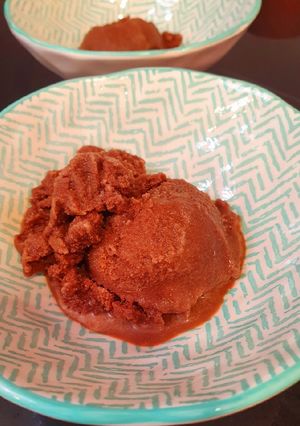 A picture of Mocha ice cream.