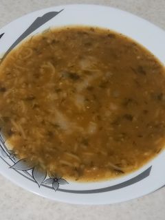 عکسی از دستور سوپ جو و رشته