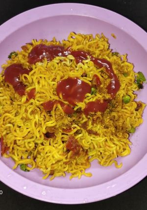 A picture of Masala Maggi.