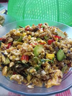 Foto resep #telur 3 in 1 Orak arik telur peda ikan asin