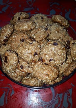 Una foto de Galletas de avena y chispas