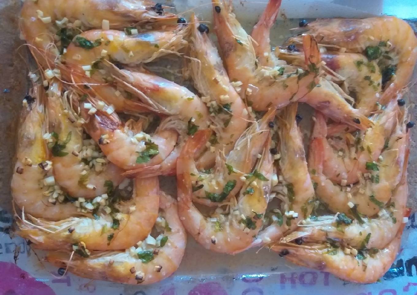 Langostinos al horno