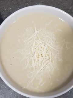 Una foto de Crema de puerro y patata