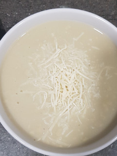 Una foto de Crema de puerro y patata