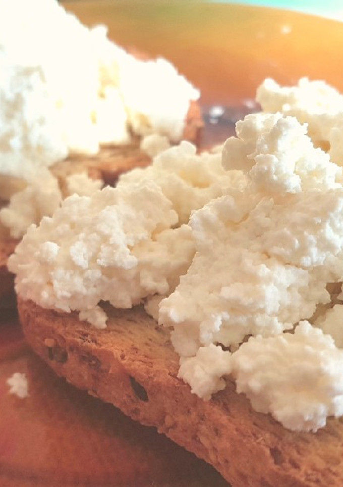 Una foto de Queso fresco casero