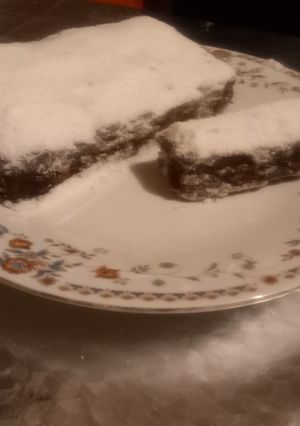 Una foto de Brownie de lentejas