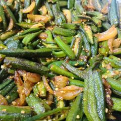 A picture of Bhindi do pyaaja.