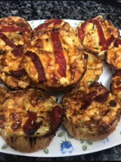 Una foto de 348. Mini tartatelas de hortalizas y alcachofas (entrante verdura/ picoteo)