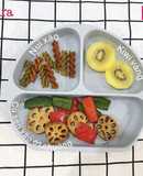 CỦ SEN XÀO ỚT CHUÔNG mix NUI (blw)