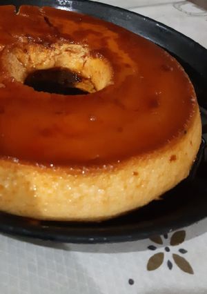 Una foto de Flan casero!