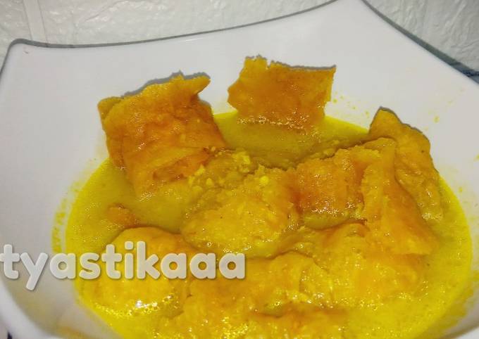 Resep Kulit sapi santan kuning yang Menggugah Selera