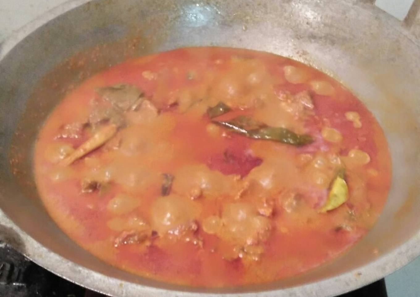 Rendang daging kerbau