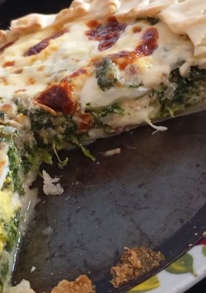 Una foto de Tarta de Espinaca