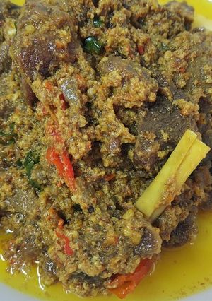 Gambar Rendang Daging Tanpa Kerisik