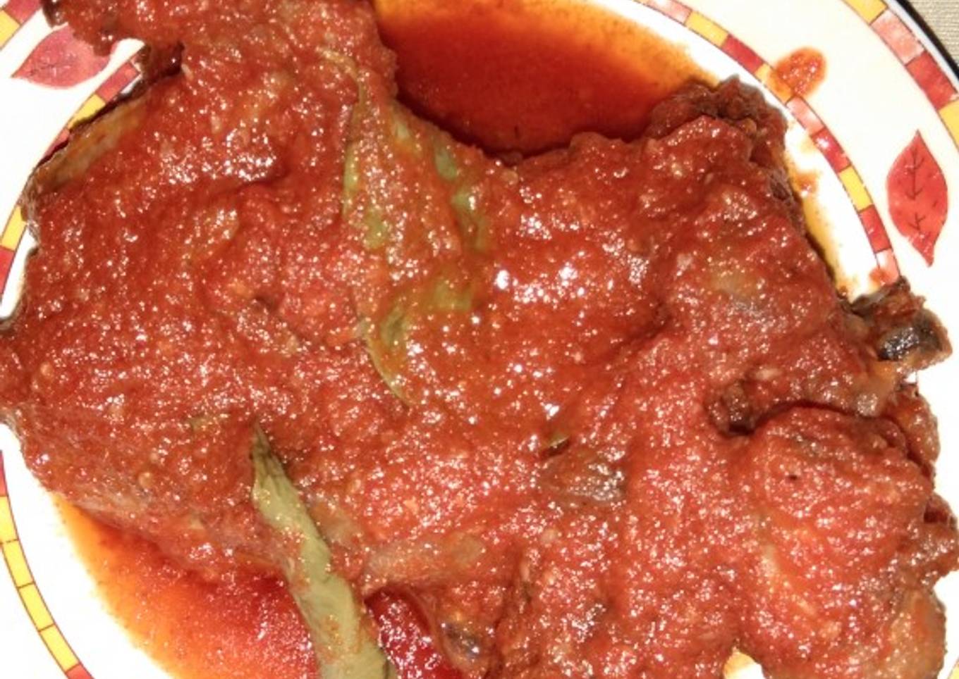 Ayam balado pedas manis