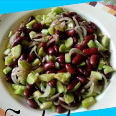 Red bean salad A picture of Red bean salad.