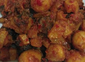 Foto resep Sambel goreng ati ampla telur puyuh