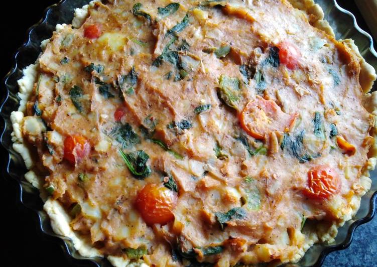 Simple Way to Make Super Quick Homemade Quiche, no quiche