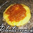 Polenta cremosa con salsa rápida👌
