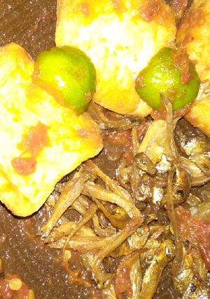 Foto resep Tahu Teri goreng, sambal terasi