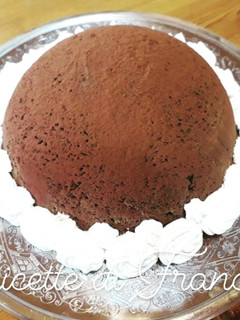 Foto di Zuccotto pan di Spagna con panna e crema al cremino