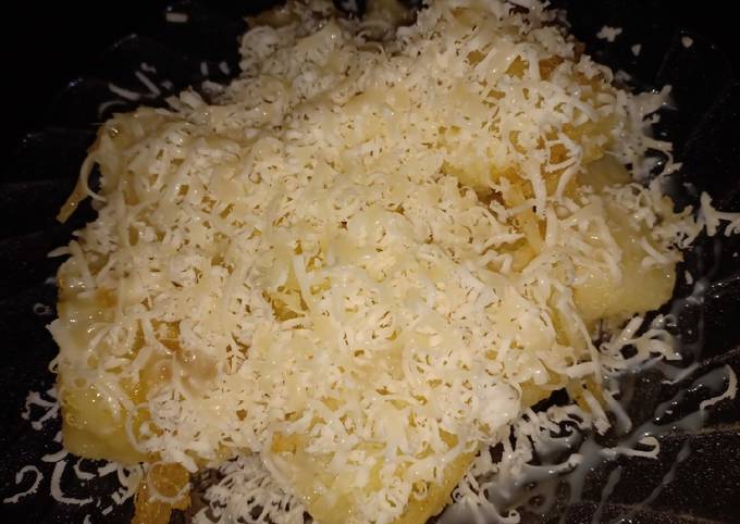 Resep Singkong Keju Goreng Merekah yang Enak Banget