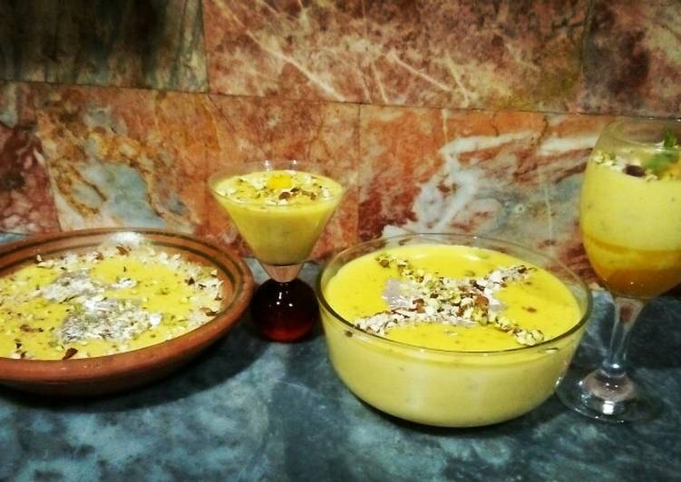 How to Make Homemade Mango Firni
