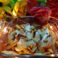 A picture of Pizza fries.