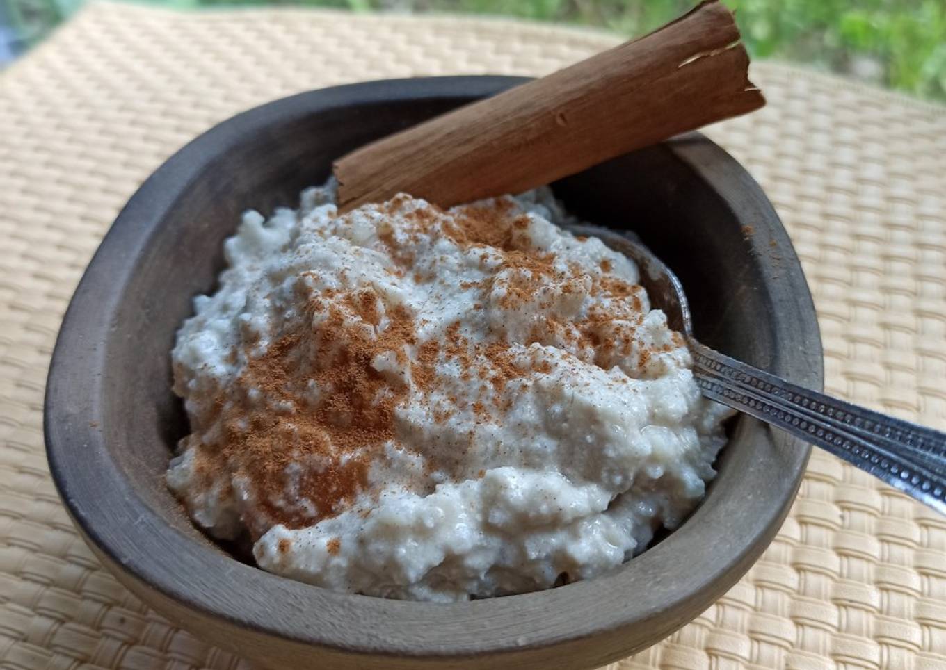 Arroz con leche de girasol