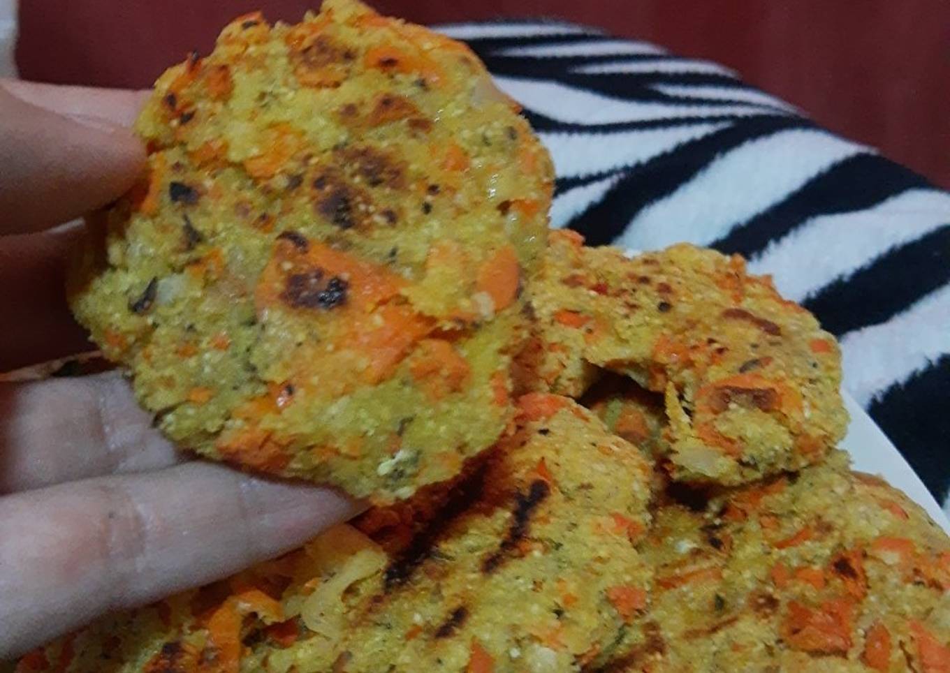 Arepas de zanahoria