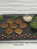 Navratri Special Lauki Paneer Peanut Kebabs with Vrat-Friendly Green Chutney