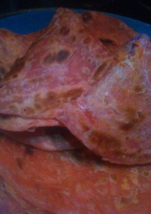 A picture of Egg yellow chapati. # local food contest Nairobi_South.