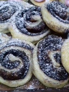Csokis csiga recept fotója