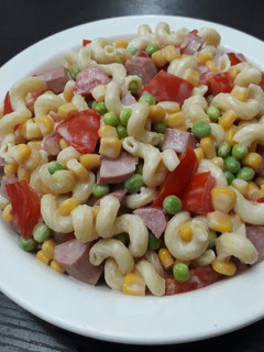 A picture of Macaroni salad.