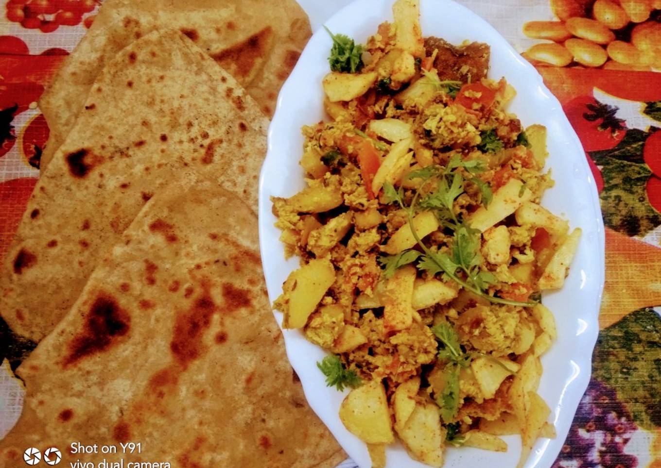 Potato Egg Bhurji