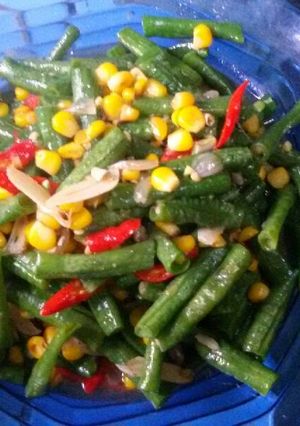 Foto resep Tumis Kacang Panjang Jagung Pipil