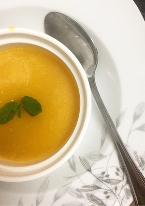صورة لوصفة شوربة القرع الاحمر(يقطين)