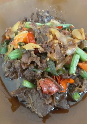 Foto resep Oseng Daging Pedas