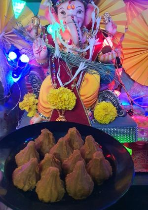 A picture of Mawa kesar Modak.