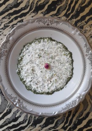 عکسی از دستور بورانی لوبیا سبز