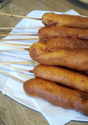 Una foto de Banderillas de salchichas