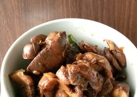 Semur hati dan ampela ayam