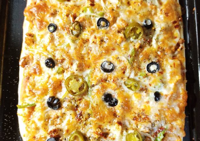 Easiest Way to Make Speedy Thin Crust Fajita Pizza 🍕