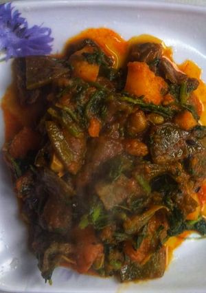 A picture of Palang stir fry.