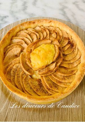 Une photo de Flan pâtissier aux pommes
