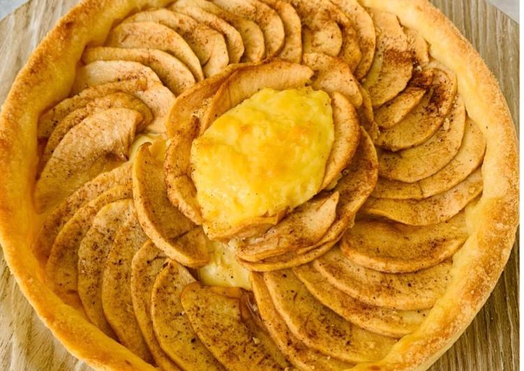 Les Meilleures Recettes de Flan pâtissier aux pommes