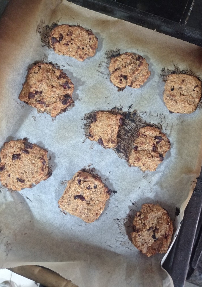 Una foto de Galletas de plátano y avena