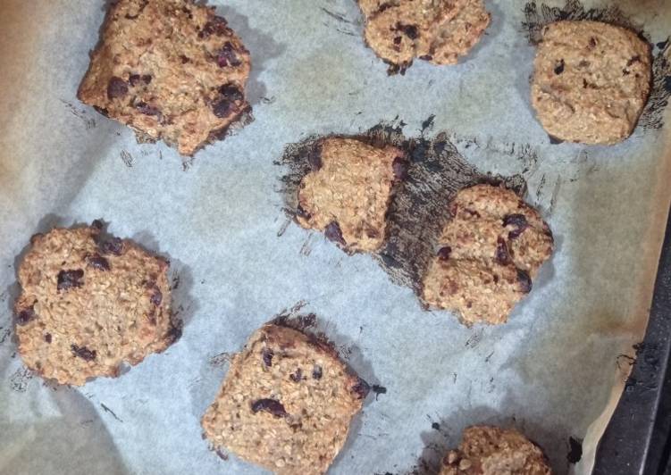 Galletas de plátano y avena